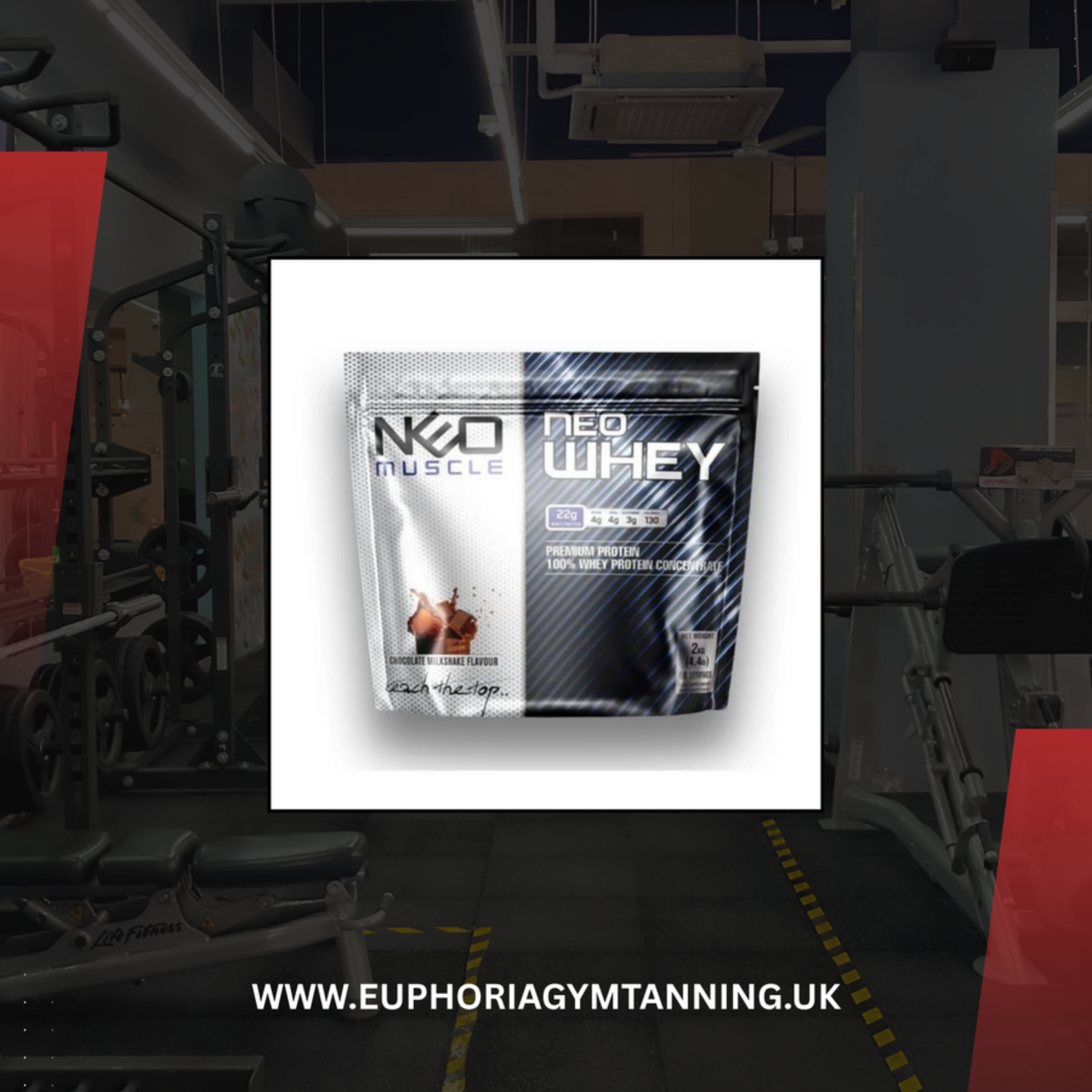 Support muscle growth and recovery with NEO Whey Protein. Fast-absorbing, smooth-blending formula with 23g+ protein per serving—perfect for post-workout gains.